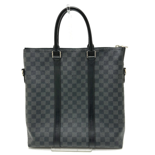 LOUIS VUITTON Tote Bag Damier Grafitto Canvas black Damier Grafitte Anton mens