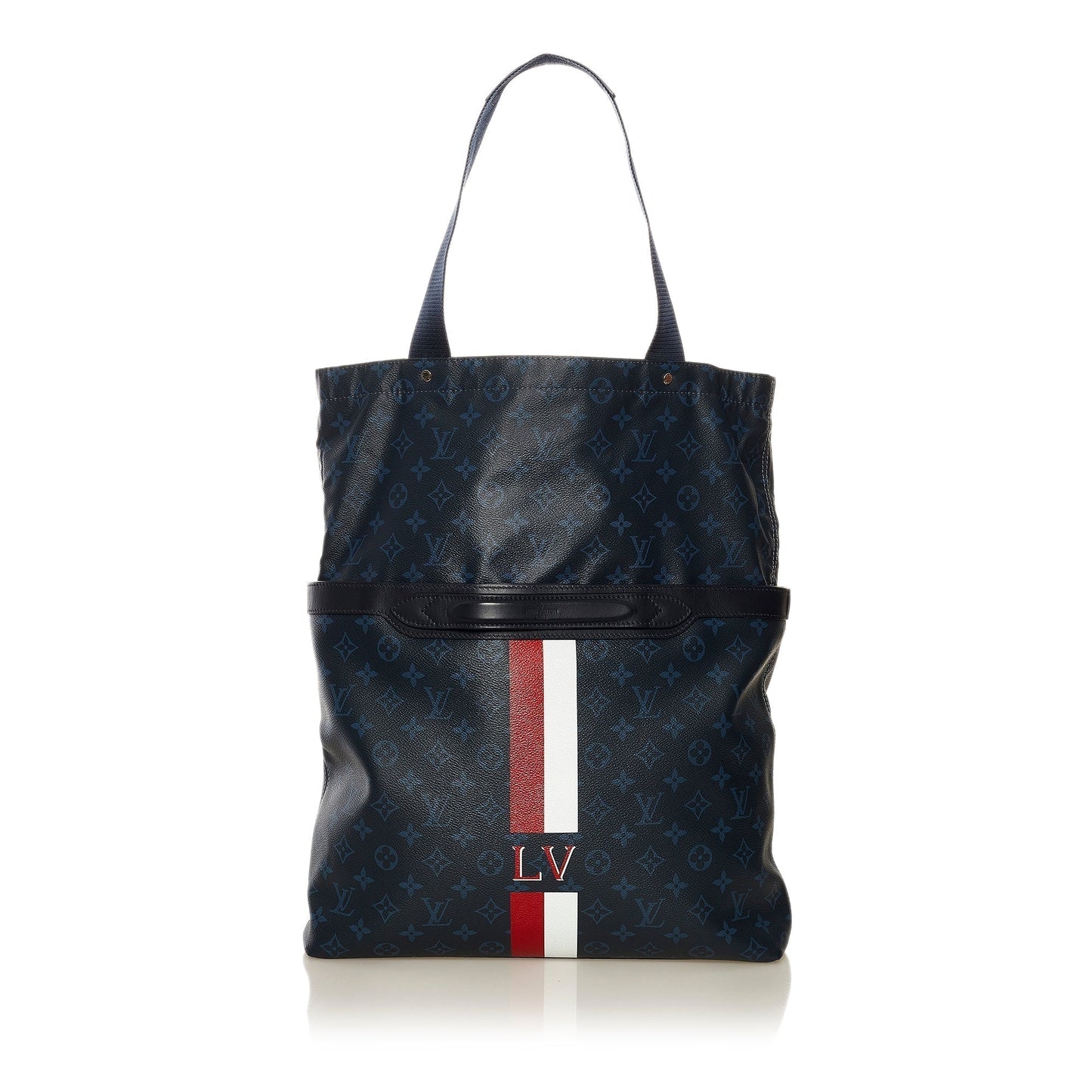 Black Louis Vuitton Monogram Cobalt Stripe Ultralight Bag