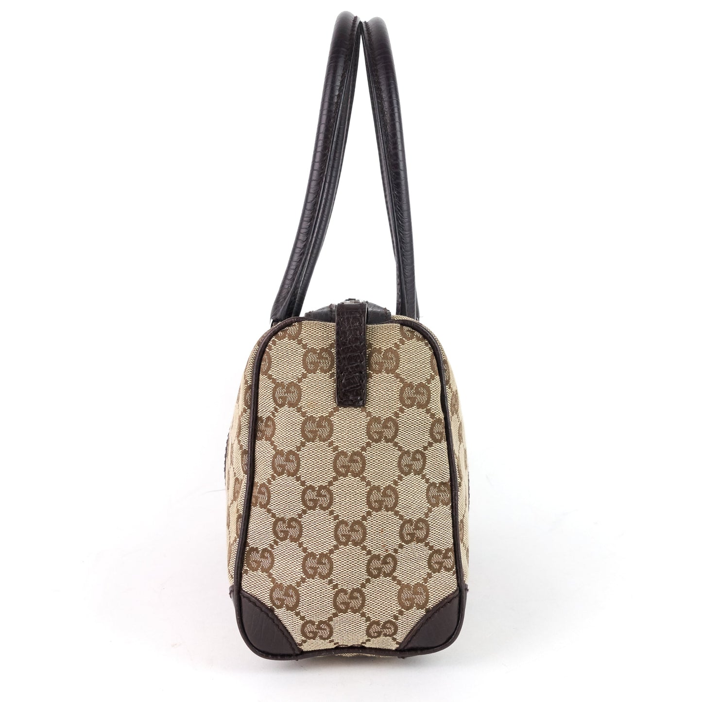 Gucci Small GG Canvas Boston Bag