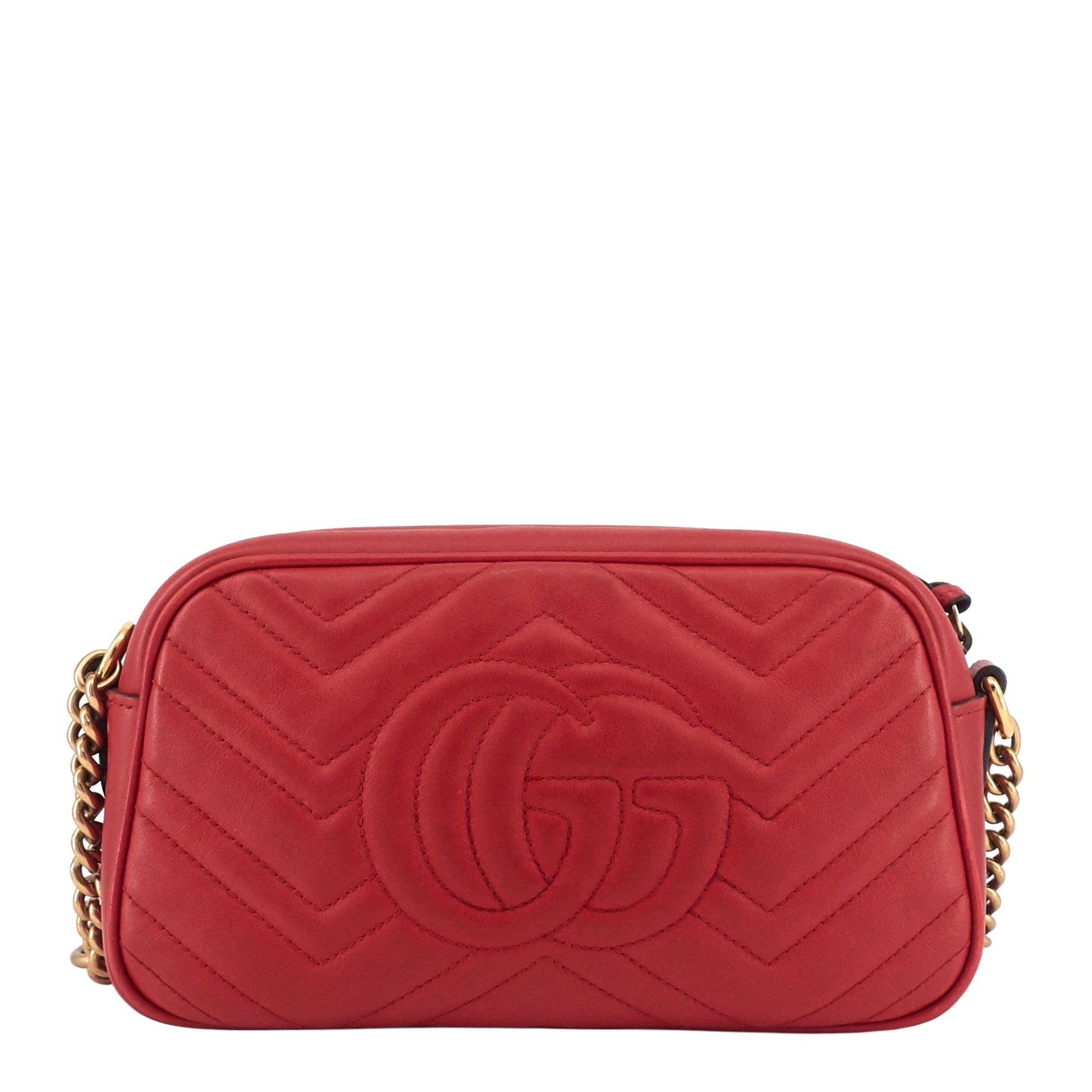 Gucci GG Marmont Small Matelass? Calfskin Shoulder Bag