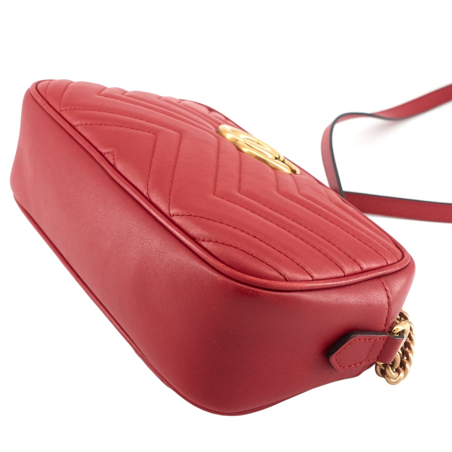 Gucci GG Marmont Small Matelass? Calfskin Shoulder Bag