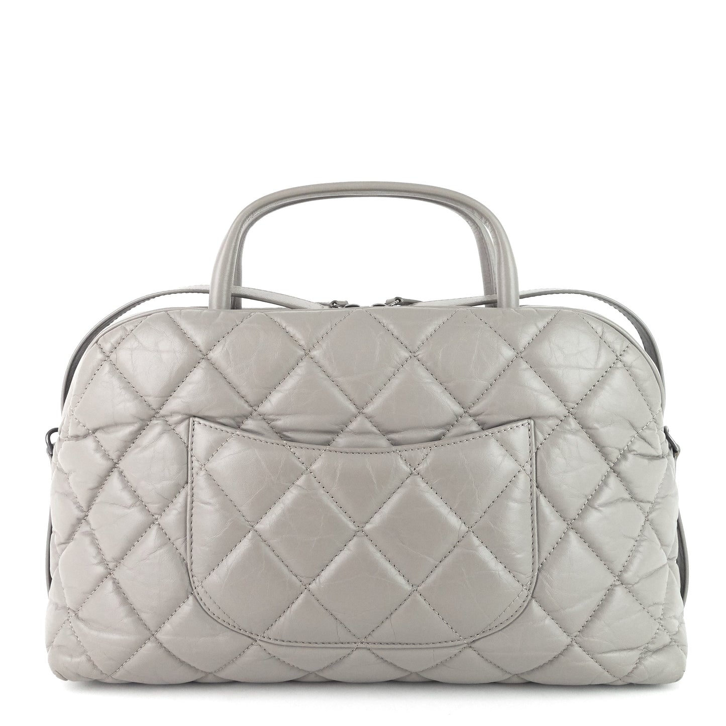 Chanel Aged Calfskin Small Bowling Bag