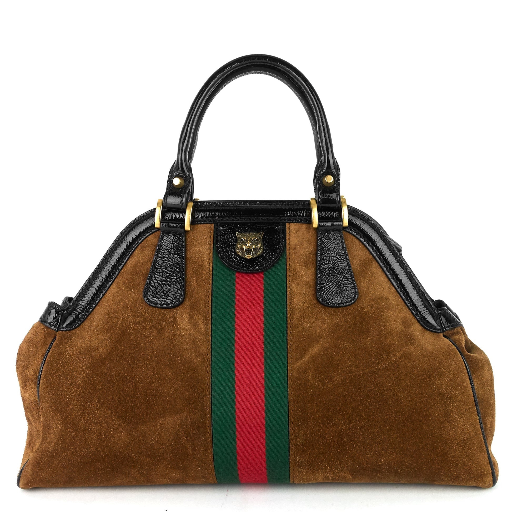 Gucci Ophidia RE(BELLE) Medium Suede and Leather Bag
