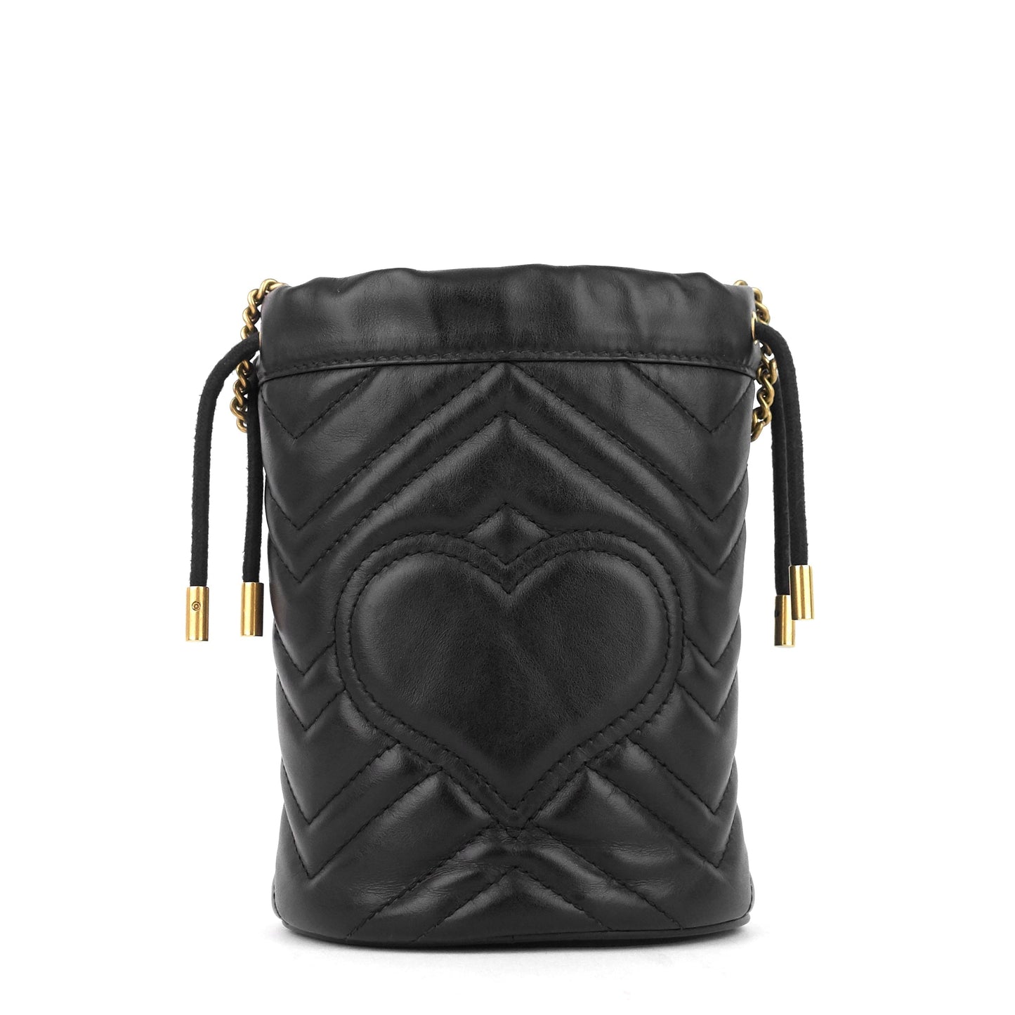 Gucci GG Marmont Leather Mini Bucket Bag