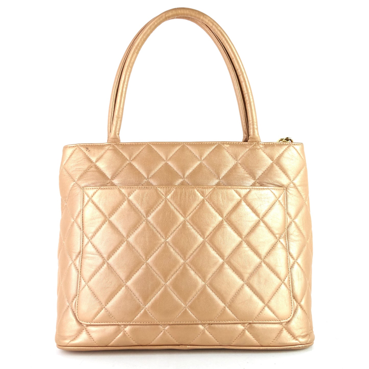Chanel Medallion Lambskin Tote Bag