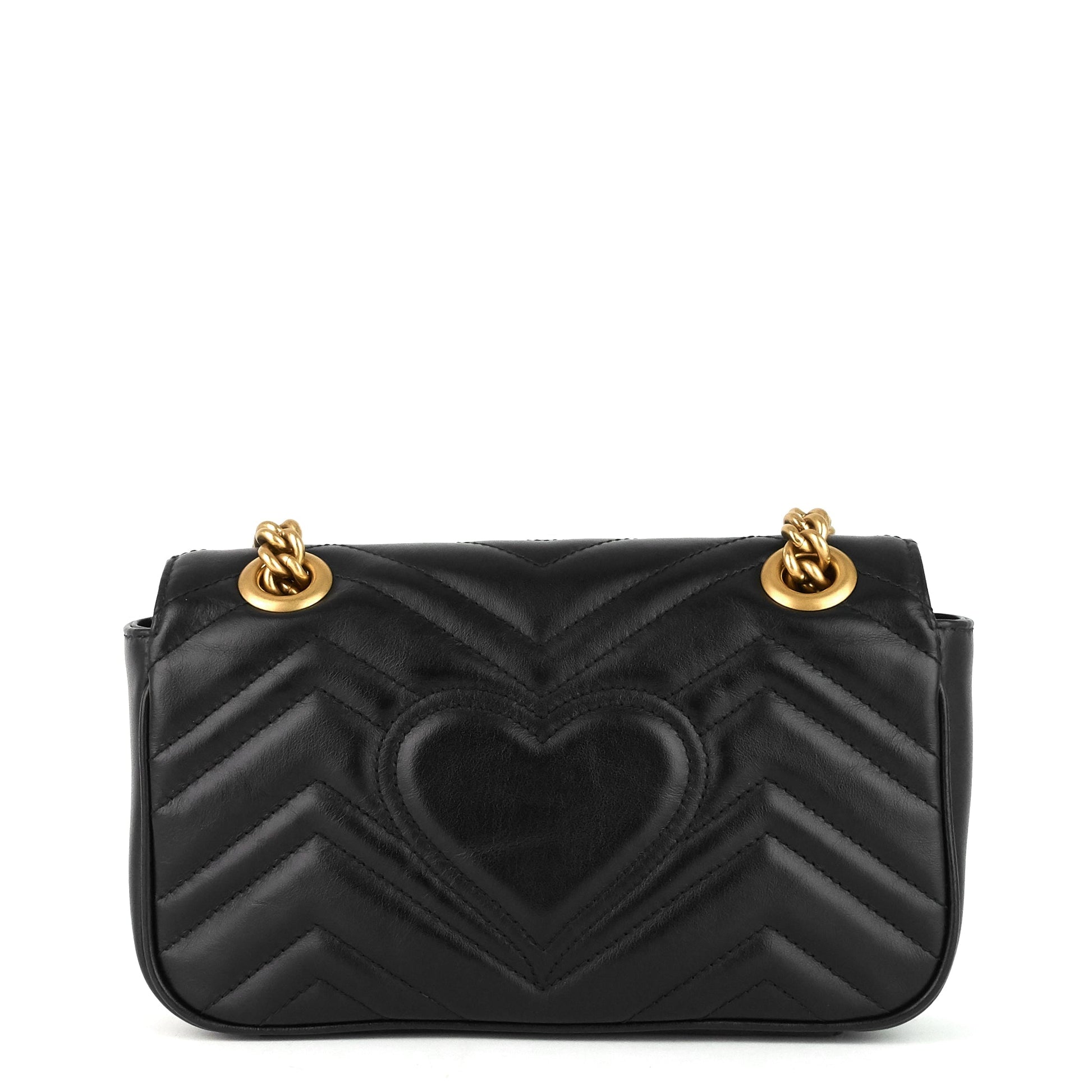 Gucci GG Marmont Mini Chevron Leather Bag