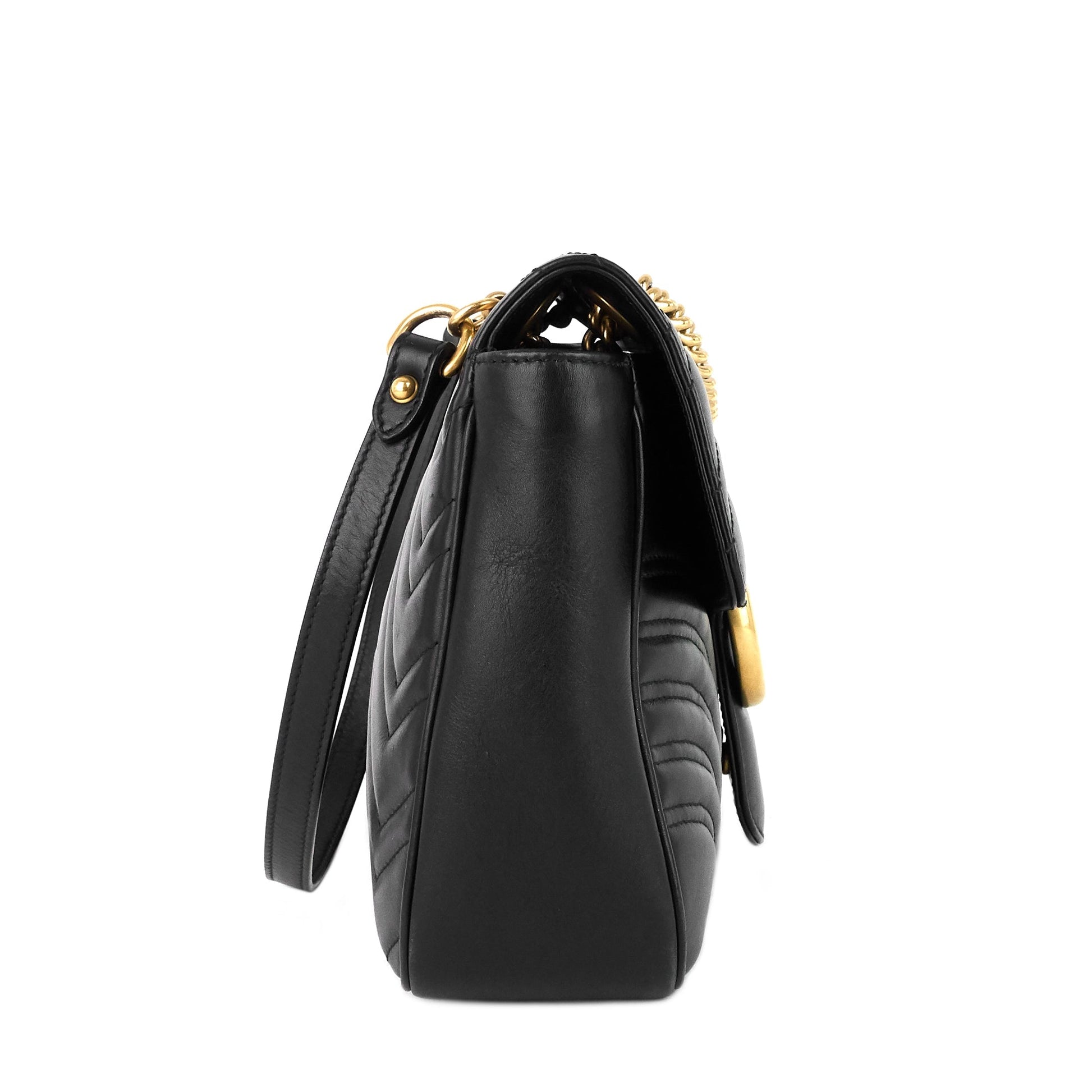Gucci Marmont Medium Matelass? Leather Shoulder Bag