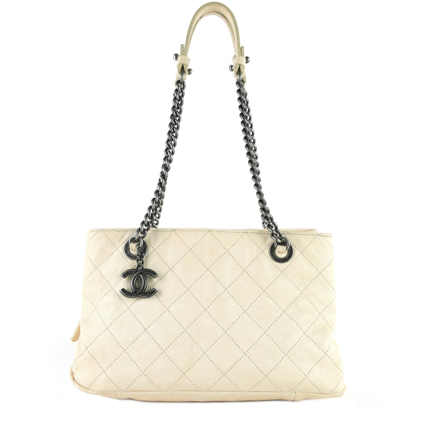 CHANEL Chic Small Matelasse Caviar Leather Tote Bag
