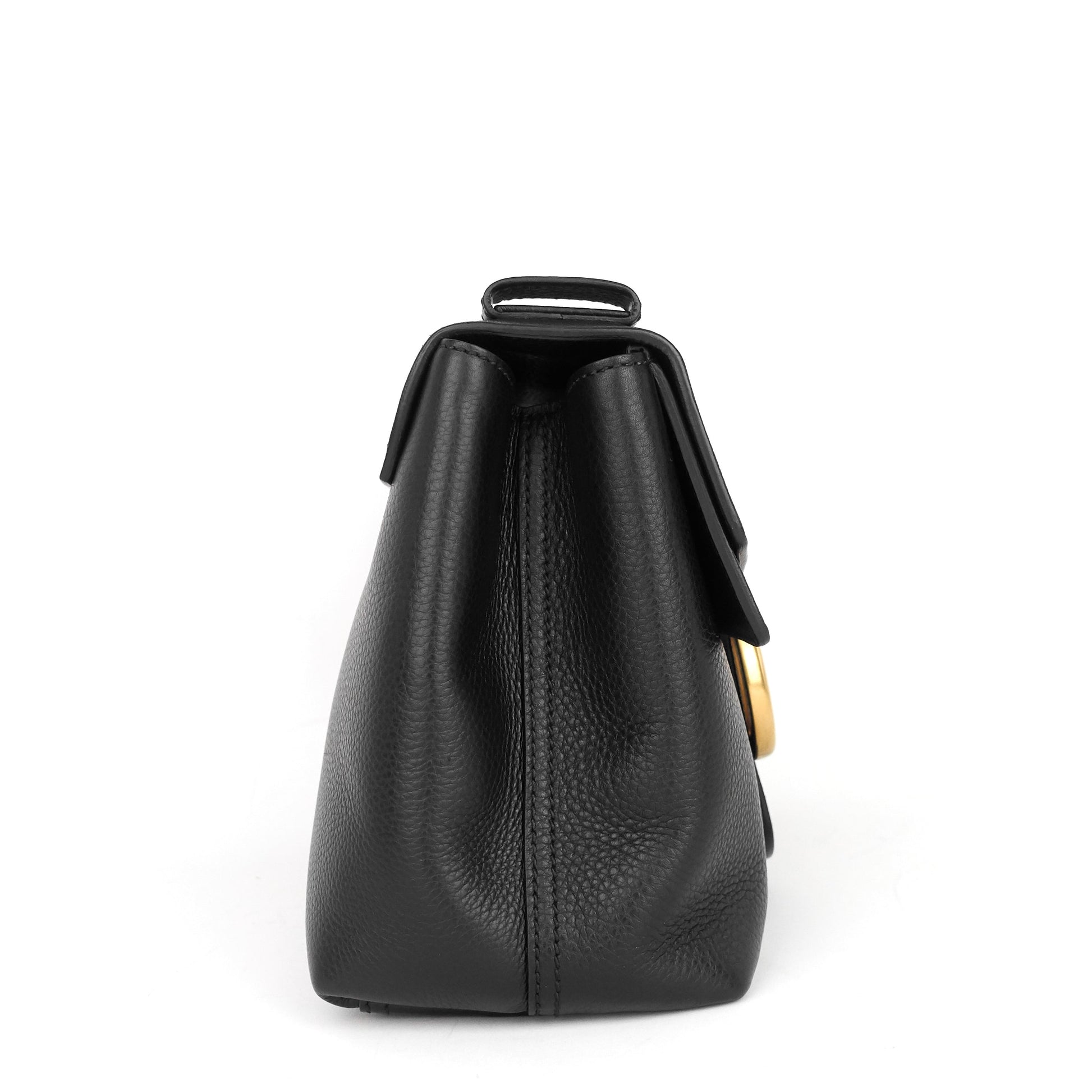 Gucci Marmont Pebbled Calfskin Shoulder Bag