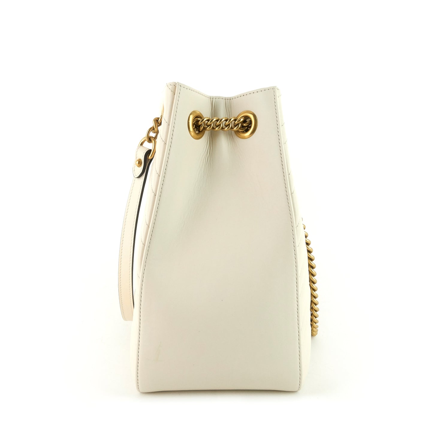 Gucci Marmont Medium Matelass? Calf Leather Chain Shoulder Bag