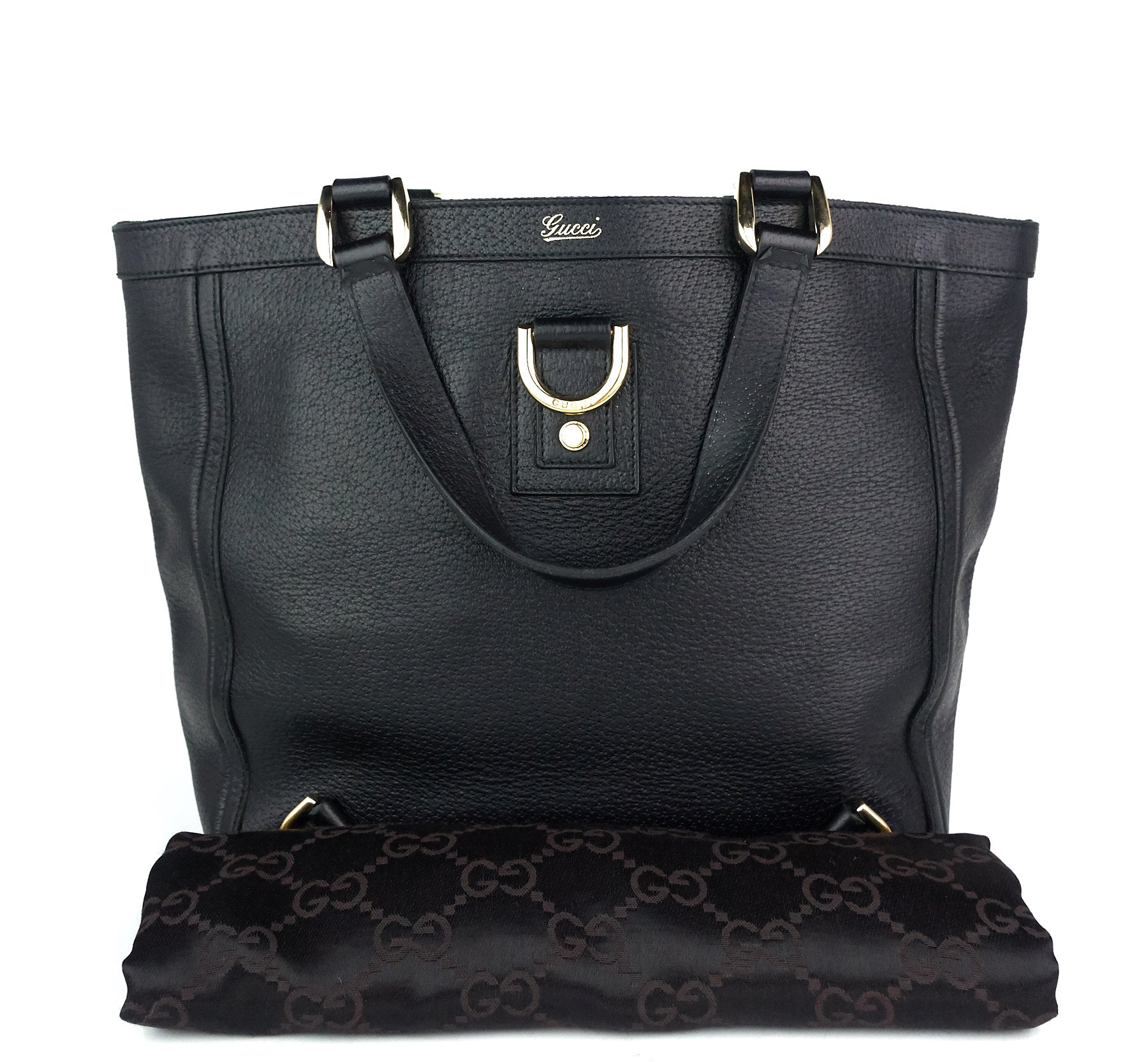 Gucci Abbey Leather D-Ring Medium Tote Bag