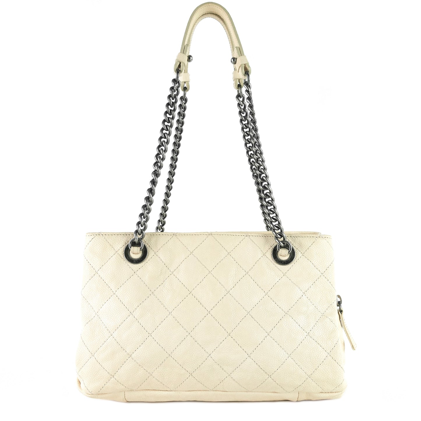 Chanel Chic Small MatelassÃ© Caviar Leather Tote Bag