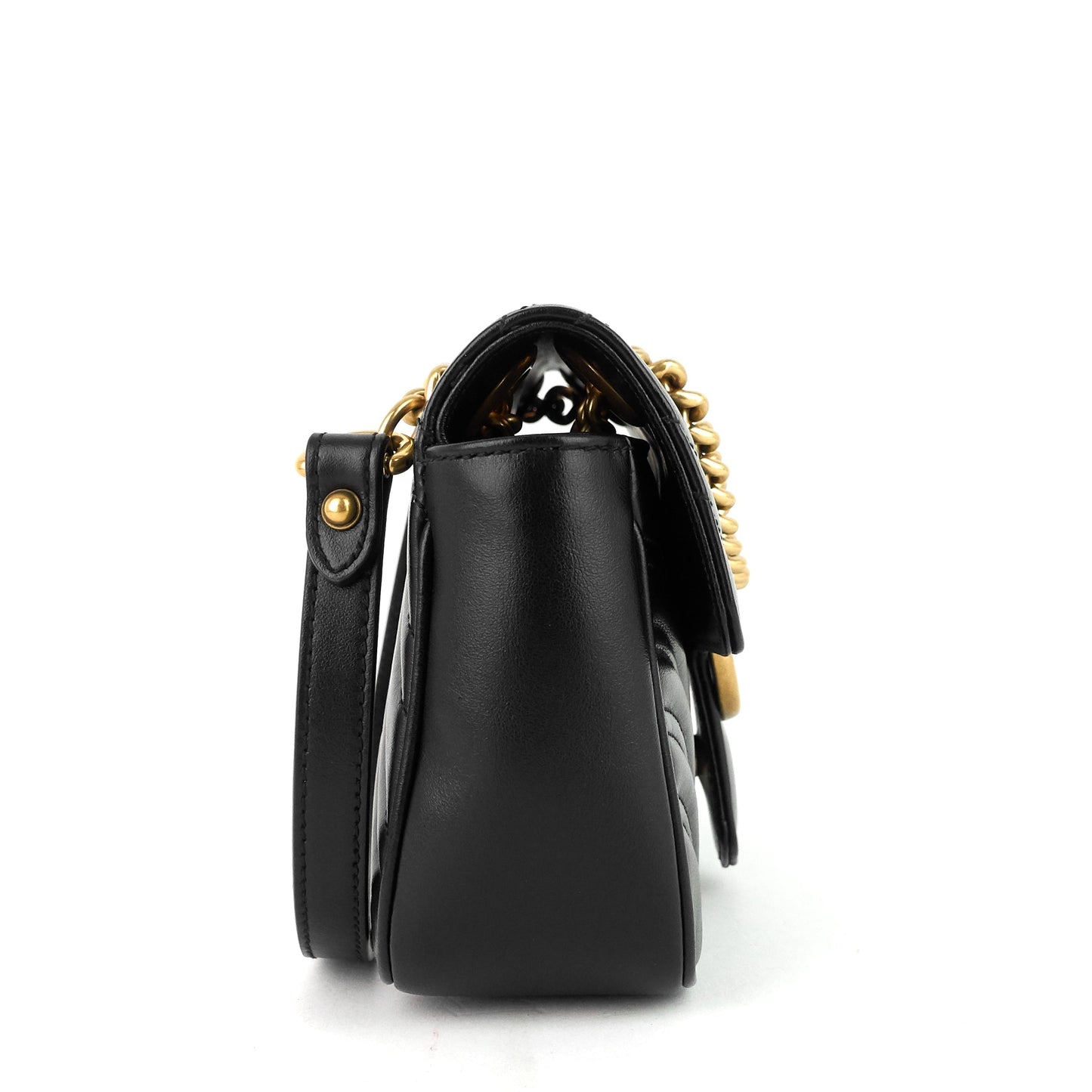 Gucci Marmont Mini Matelass? Leather Shoulder Bag