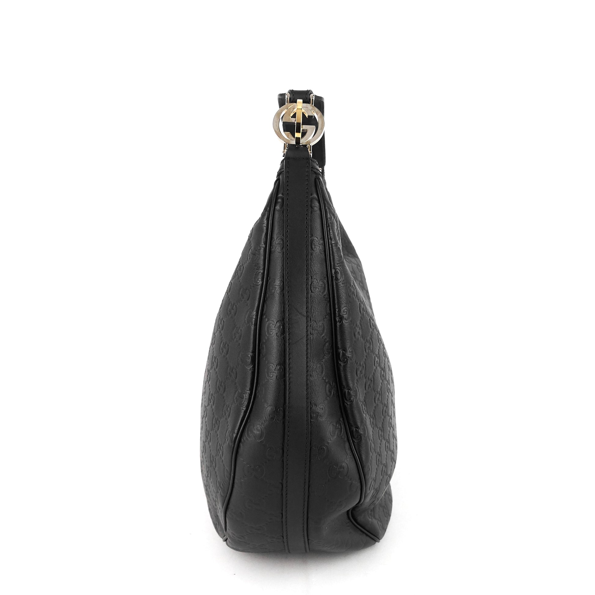 Gucci GG Twins Guccissima Leather Hobo Bag