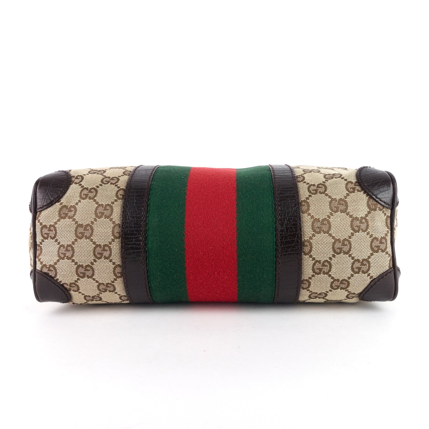 Gucci Small GG Canvas Boston Bag