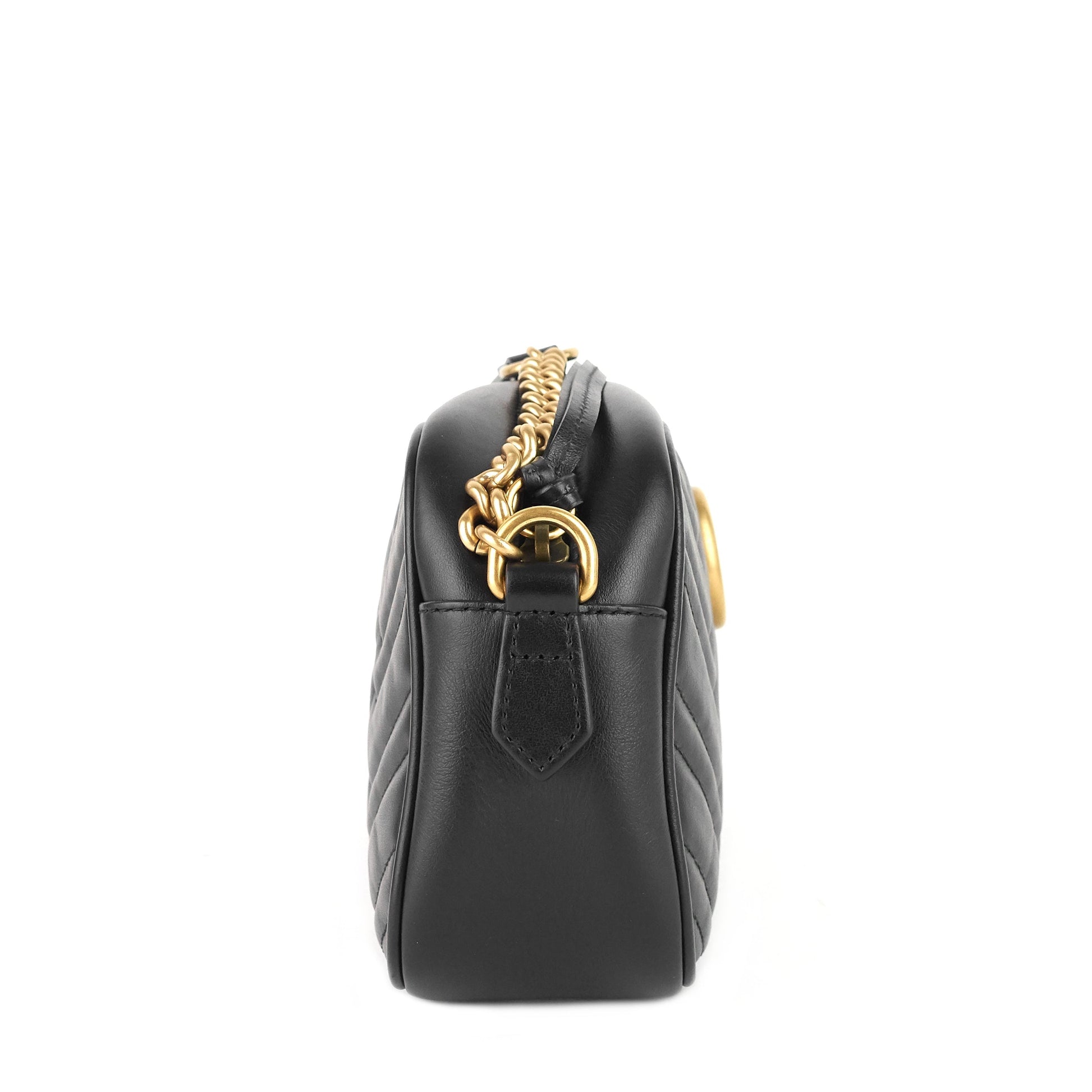 Gucci GG Marmont Small Matelass? Calfskin Shoulder Bag
