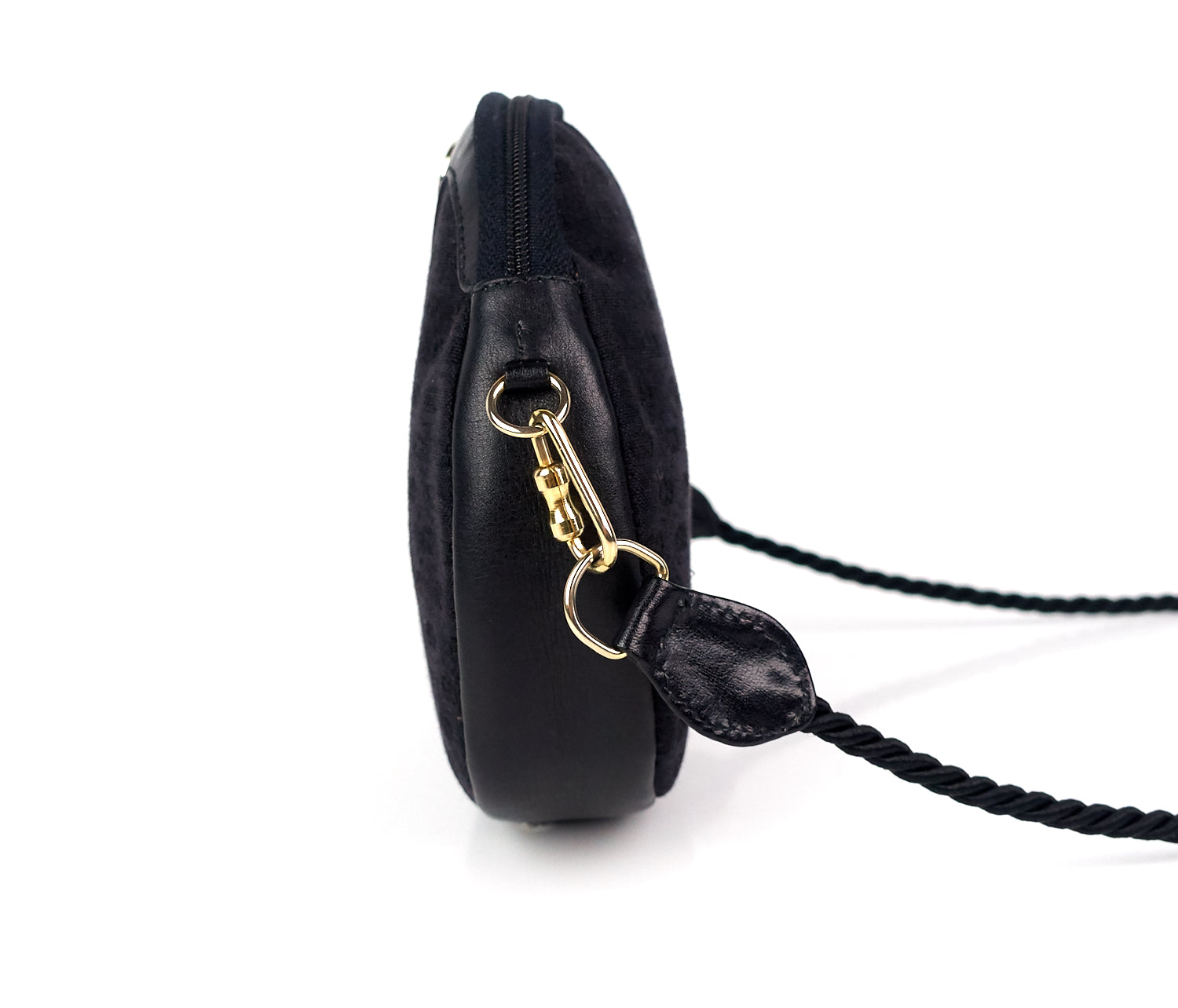 Gucci Monogram Canvas and Leather Bag