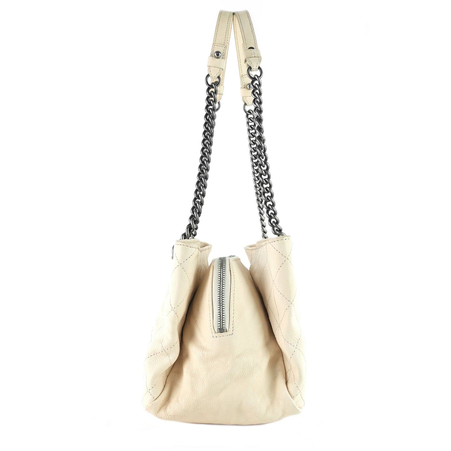 Chanel Chic Small MatelassÃ© Caviar Leather Tote Bag