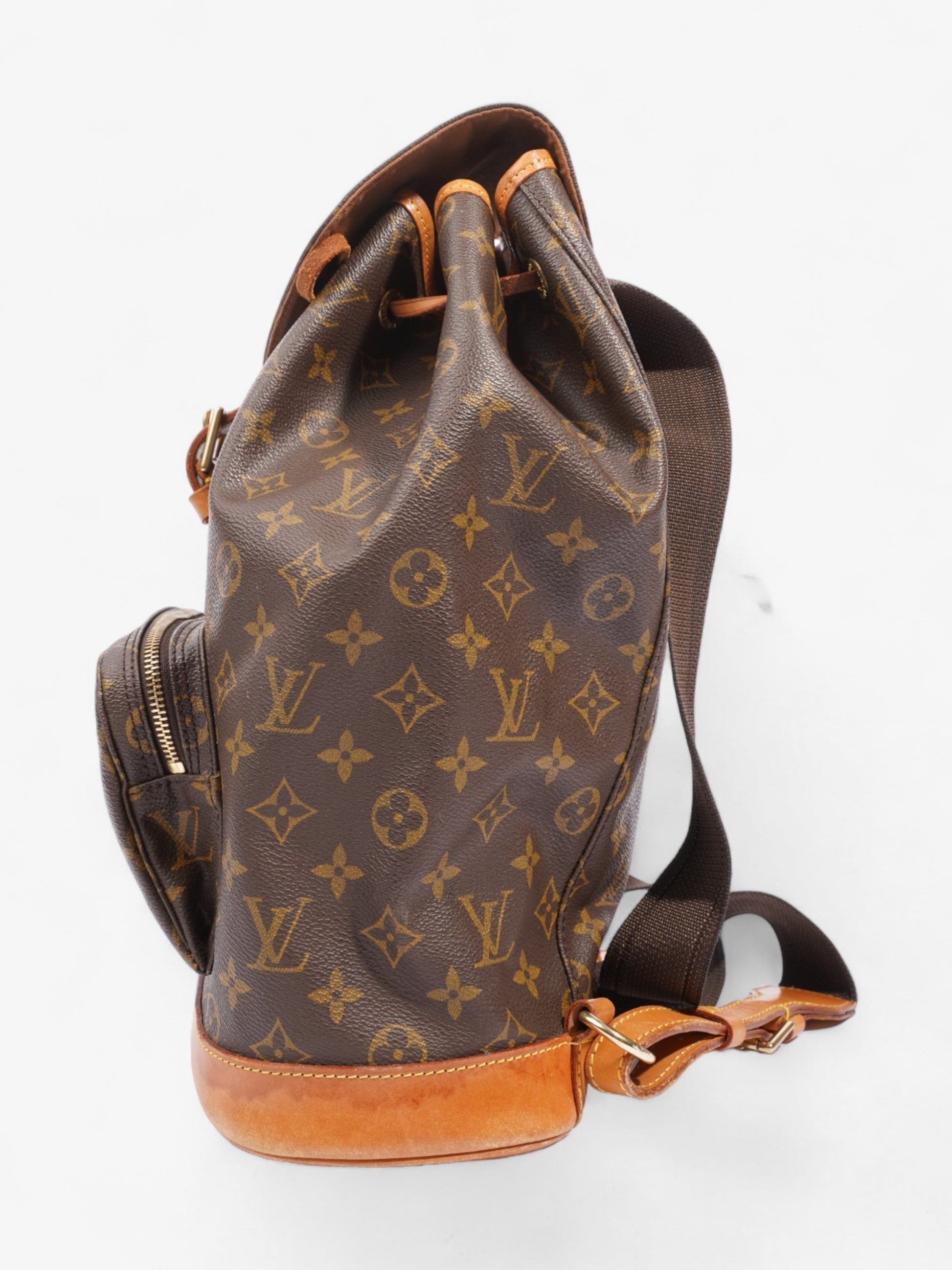 Louis Vuitton Montsouris Backpack Monogram / Beige Coated Canvas