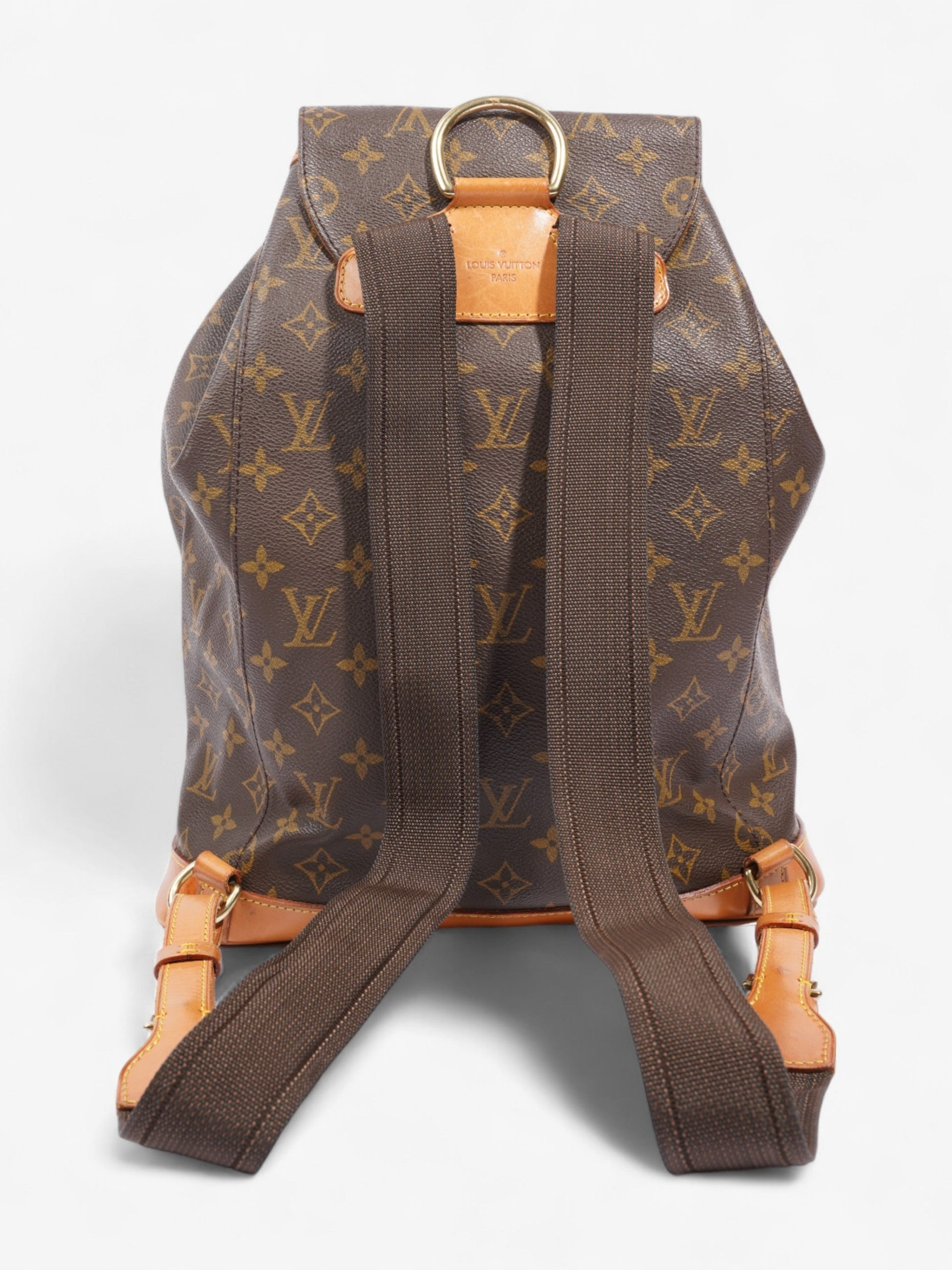 Louis Vuitton Montsouris Backpack Monogram / Beige Coated Canvas