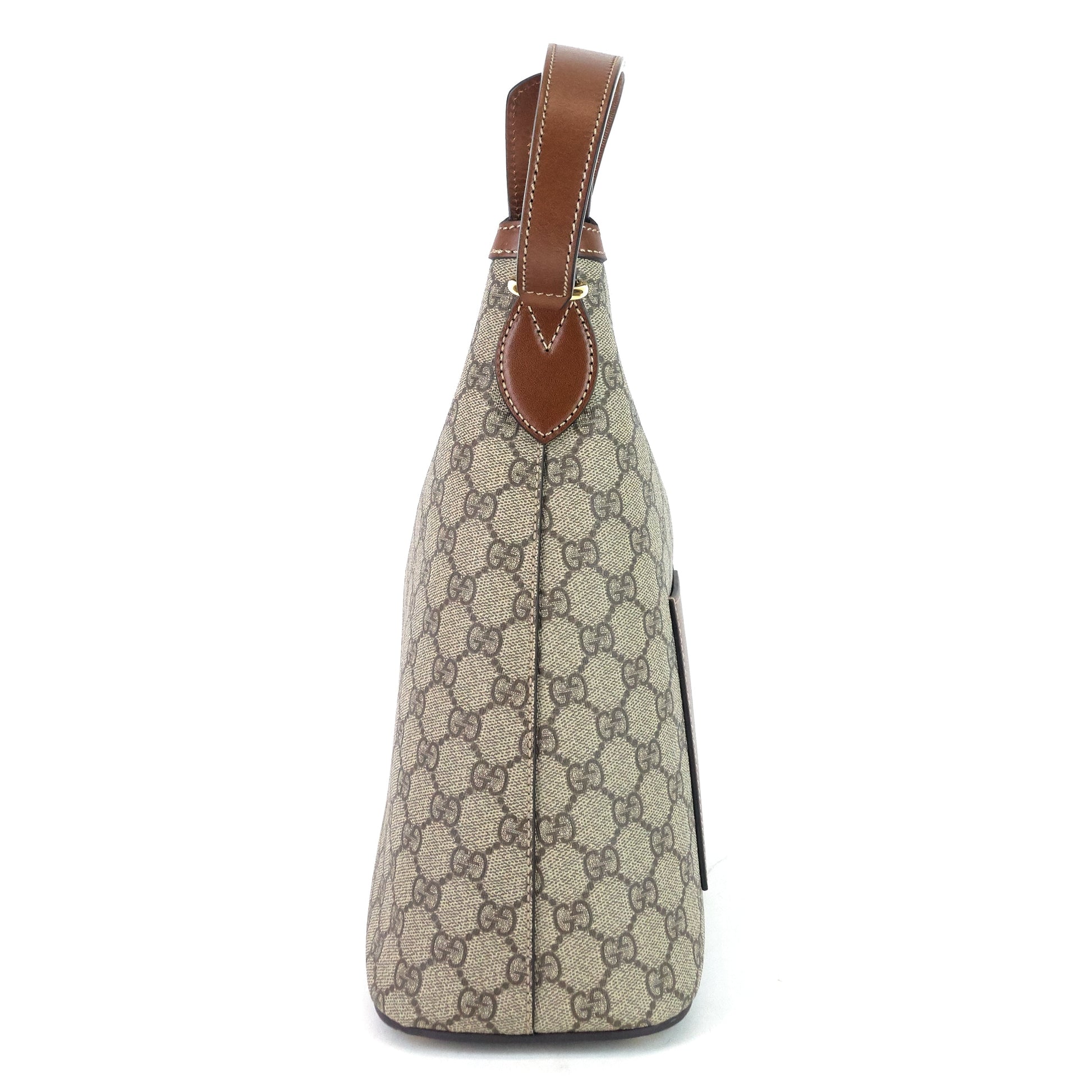 Gucci Linea A GG Supreme Canvas Hobo Bag