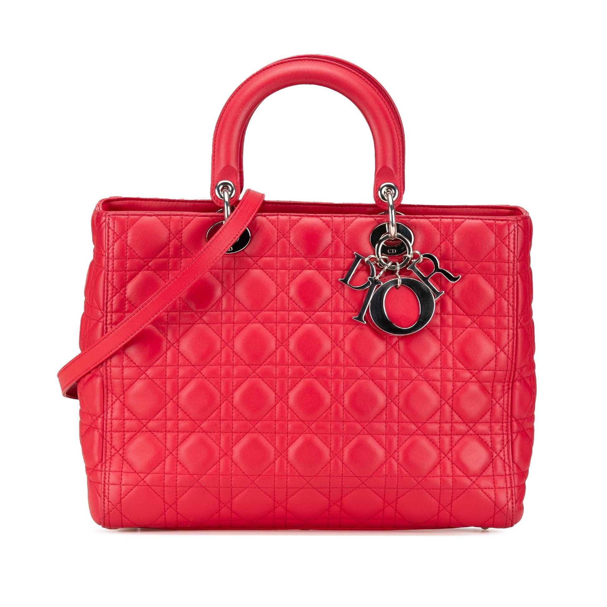 Dior Lady Dior Leather Handbag