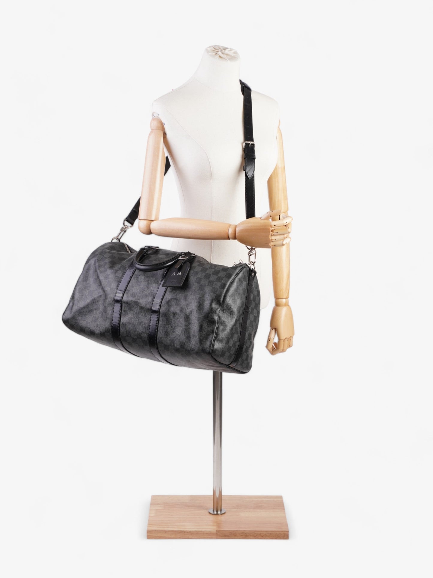 Louis Vuitton Keepall Bandouliere 45 Damier Graphite Canvas