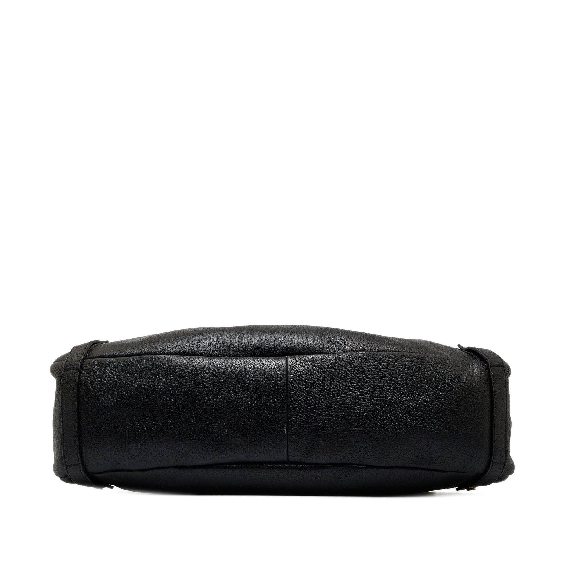 Gucci Abbey Black Leather Tote Style 2