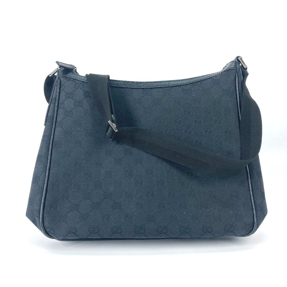 GUCCI Shoulder Bag 114272 GG canvas black GG mens