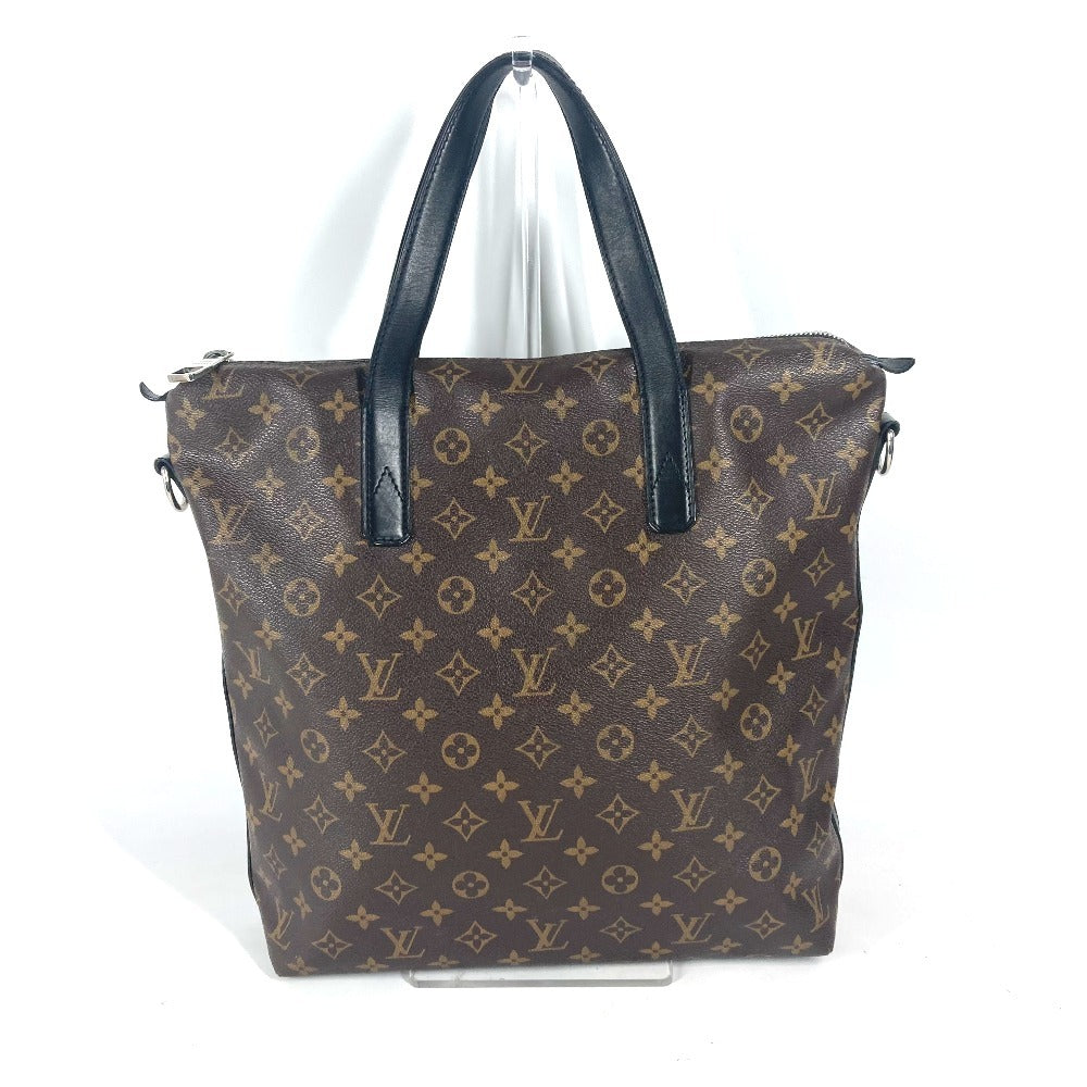 LOUIS VUITTON Tote Bag Monogram macacer canvas Brown Monogram macacer Kitan