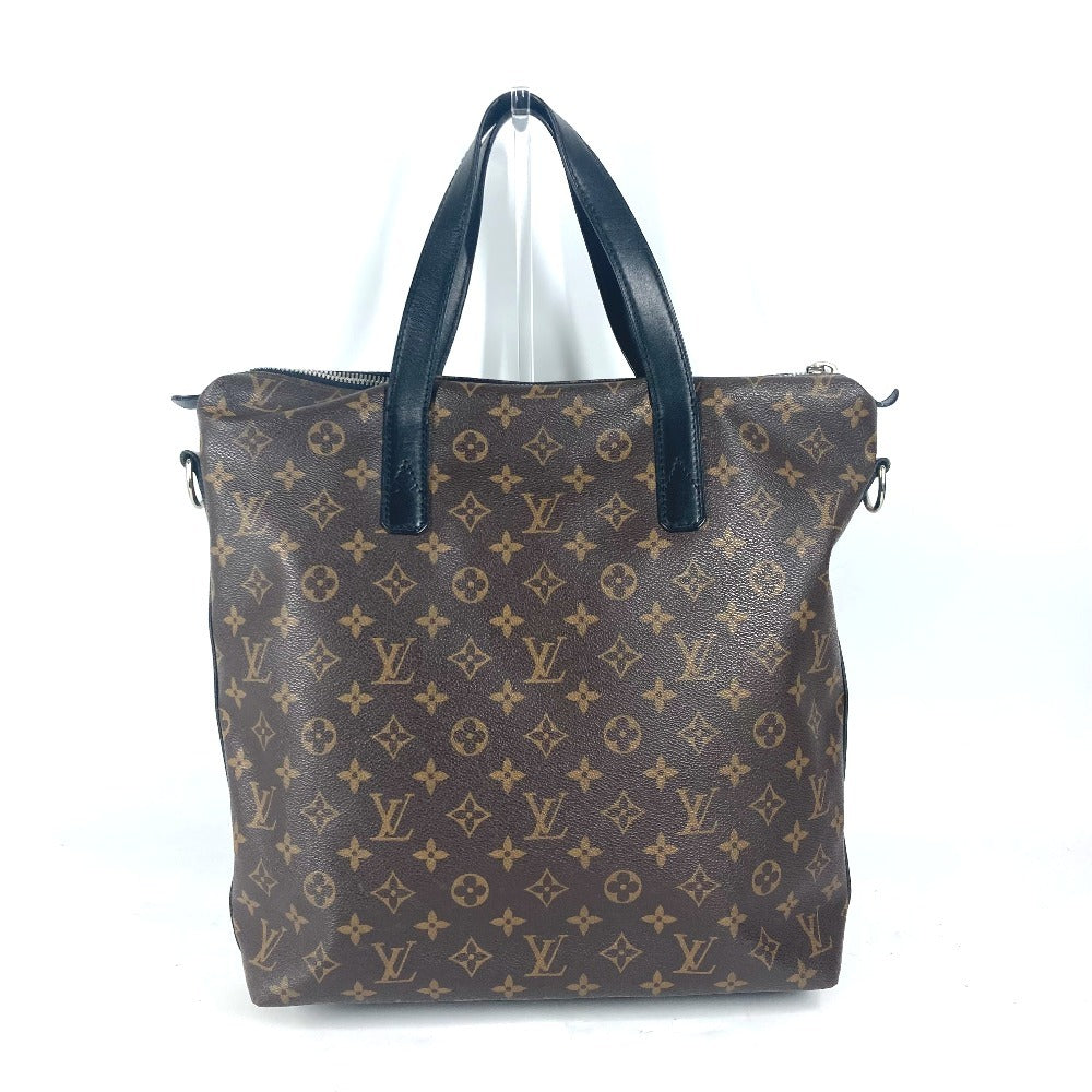 LOUIS VUITTON Tote Bag Monogram macacer canvas Brown Monogram macacer Kitan