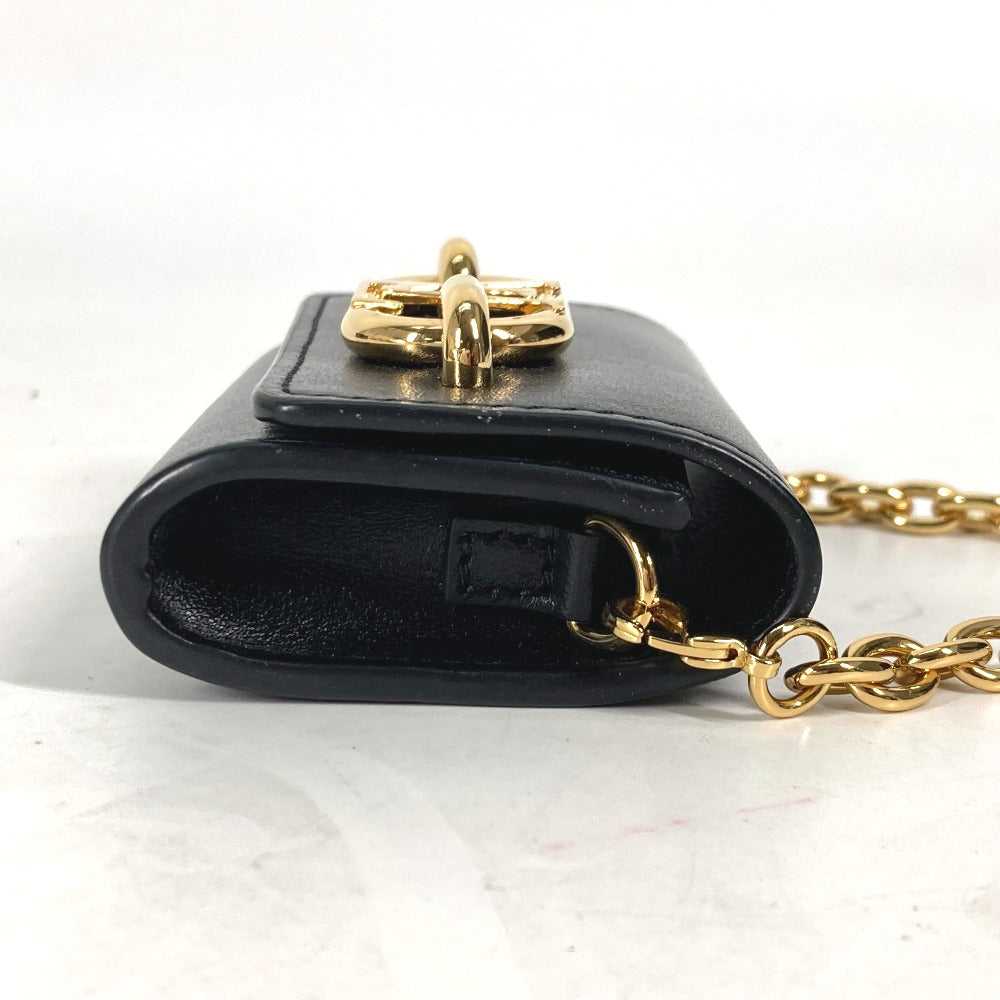 Luxury Women's Handbag | LOUIS VUITTON Other accessories leather black Chain Bijou Sac Earphone Holder LV Link
