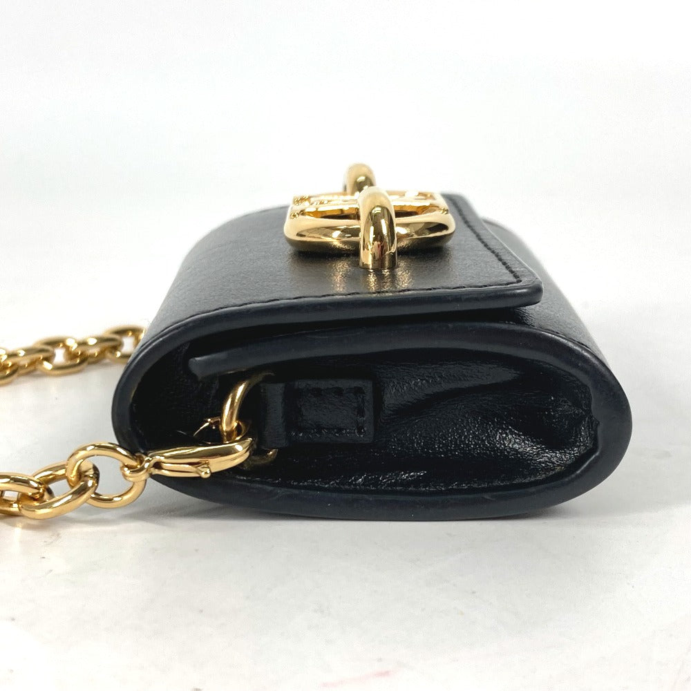 Luxury Women's Handbag | LOUIS VUITTON Other accessories leather black Chain Bijou Sac Earphone Holder LV Link