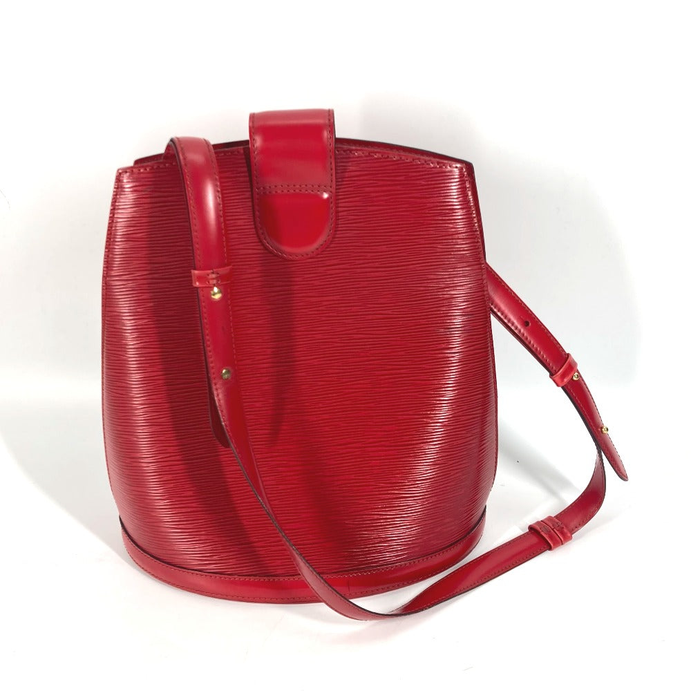 Elegant Women's Shoulder Bag | LOUIS VUITTON Shoulder Bag Epi Leather Red Epi Cluny