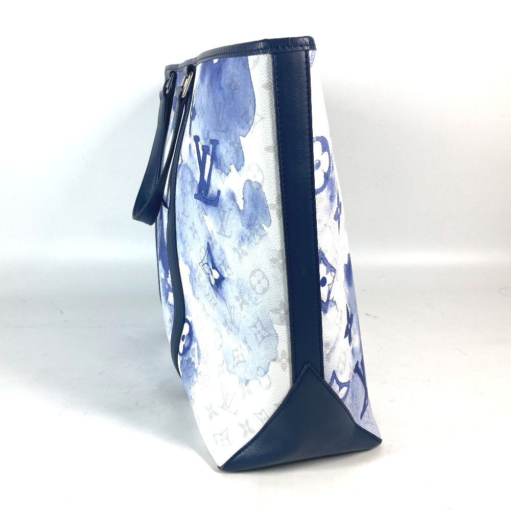 LOUIS VUITTON Shoulder Bag Monogram canvas blue Monogram Weekend Tote GM