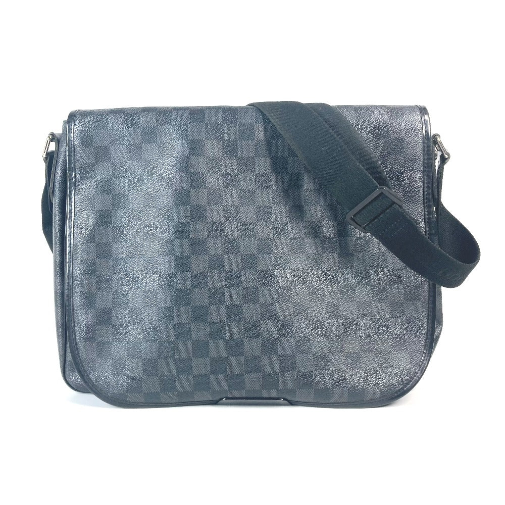 LOUIS VUITTON Shoulder Bag Damier Grafitto Canvas black Damier Grafitte Daniel GM