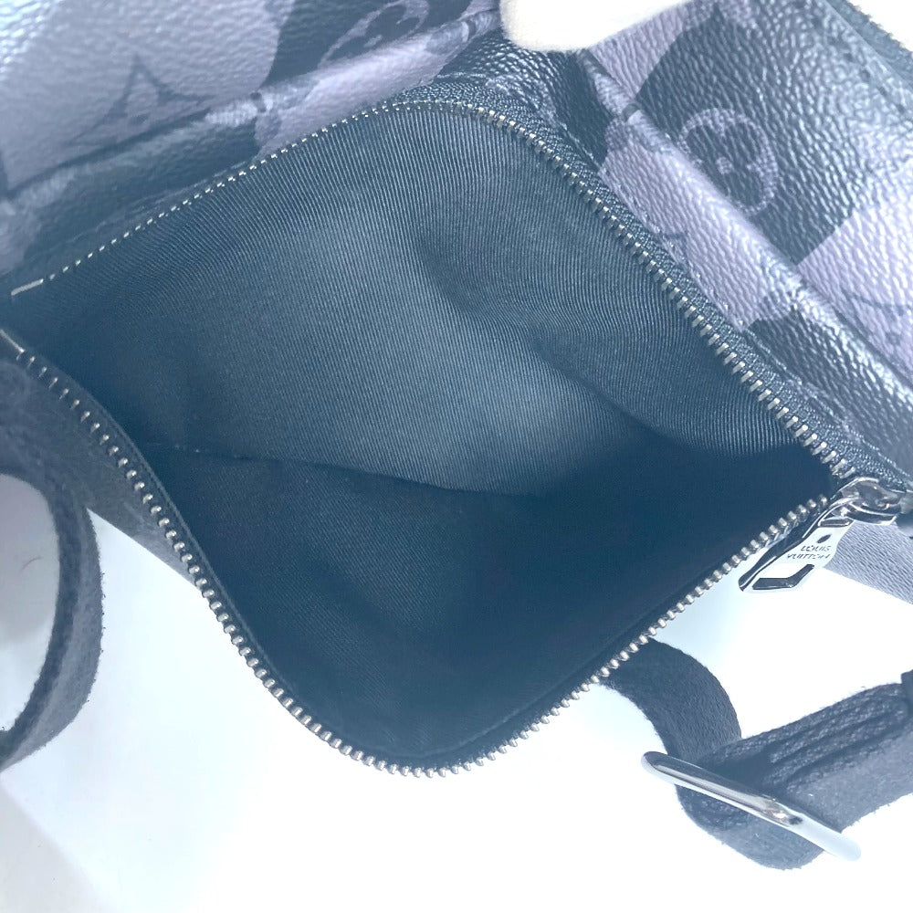 Luxury Women's Handbag | LOUIS VUITTON Sling bag Monogram Eclipse Canvas gray NIGO collaboration Monogram Stripe Monogram Eclipse modular sling bag