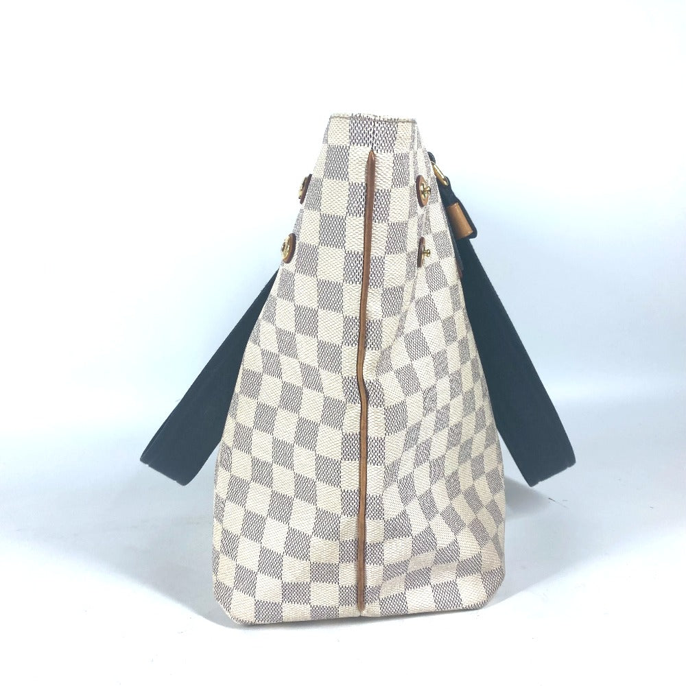 LOUIS VUITTON Shoulder Bag Damier Azur Canvas white Damier Azul Plan Soleil Hippo PM