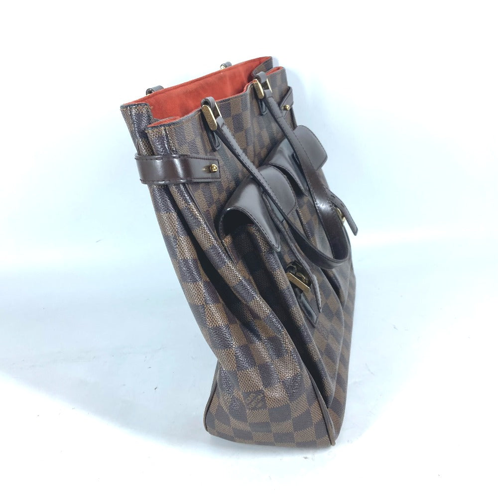 LOUIS VUITTON Shoulder Bag Damier canvas Brown Damier Uzes