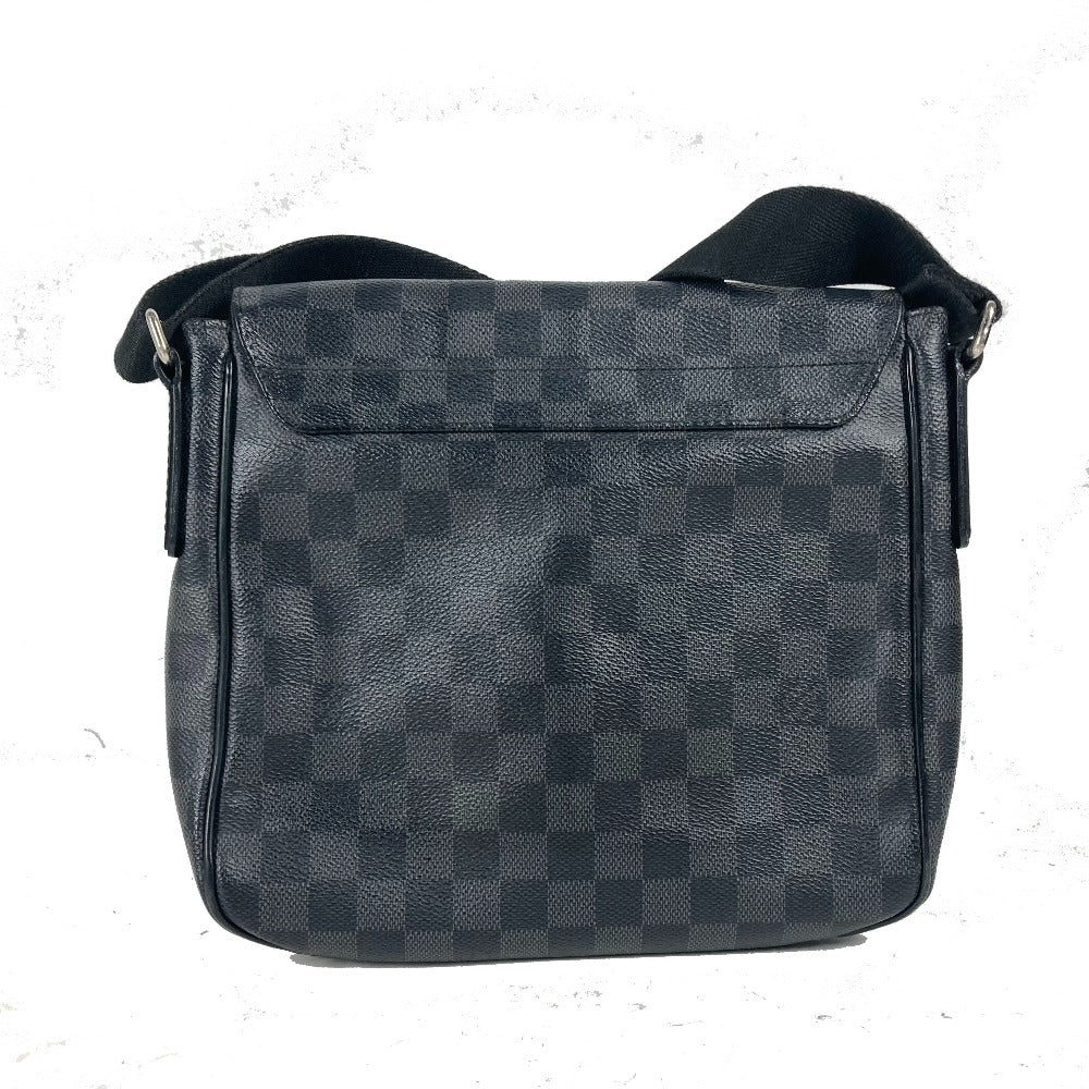 LOUIS VUITTON Shoulder Bag Damier Grafitto Canvas black Damier Grafitte District PM