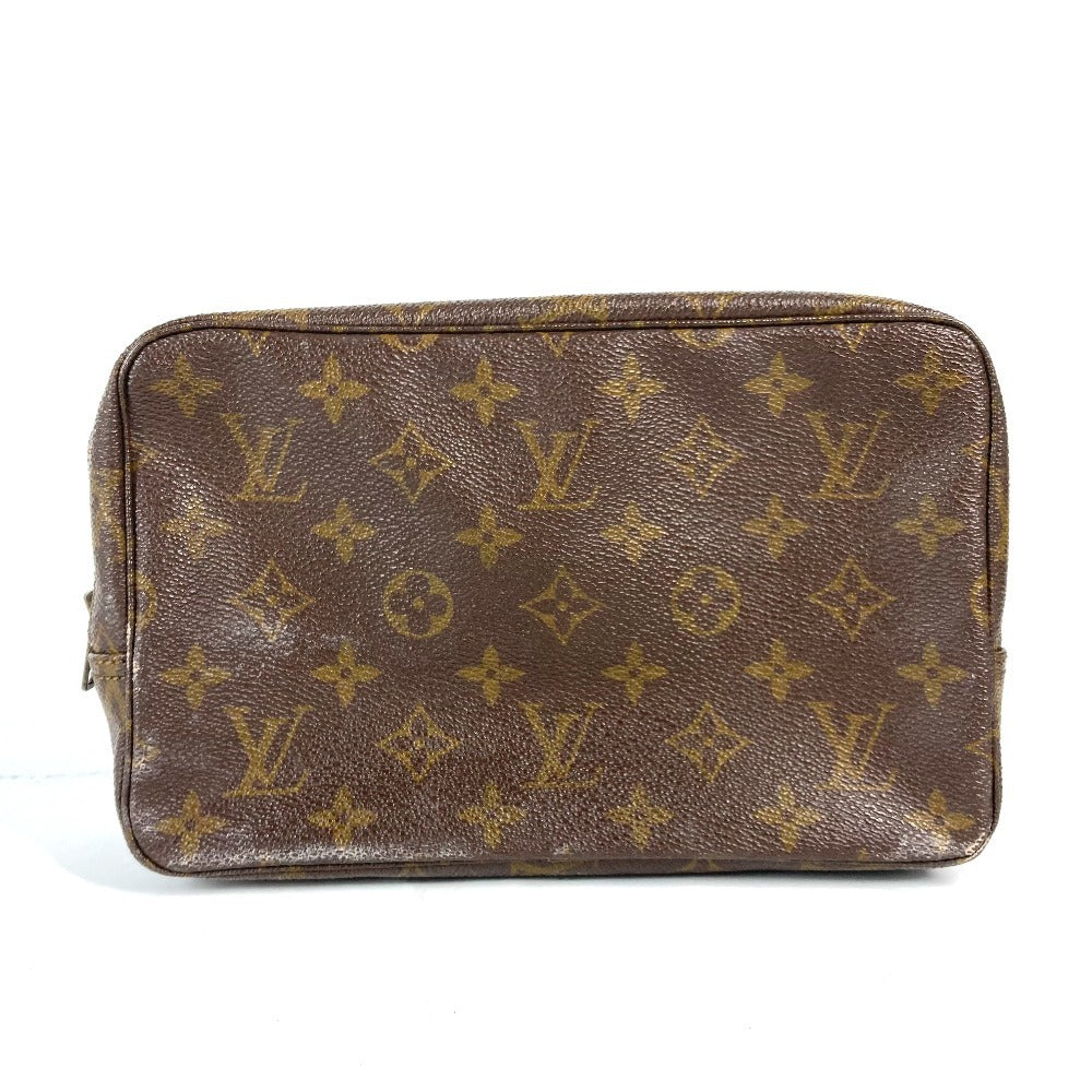 LOUIS VUITTON Cosmetics Pouch Monogram canvas Brown Monogram Truth Cracking T 23