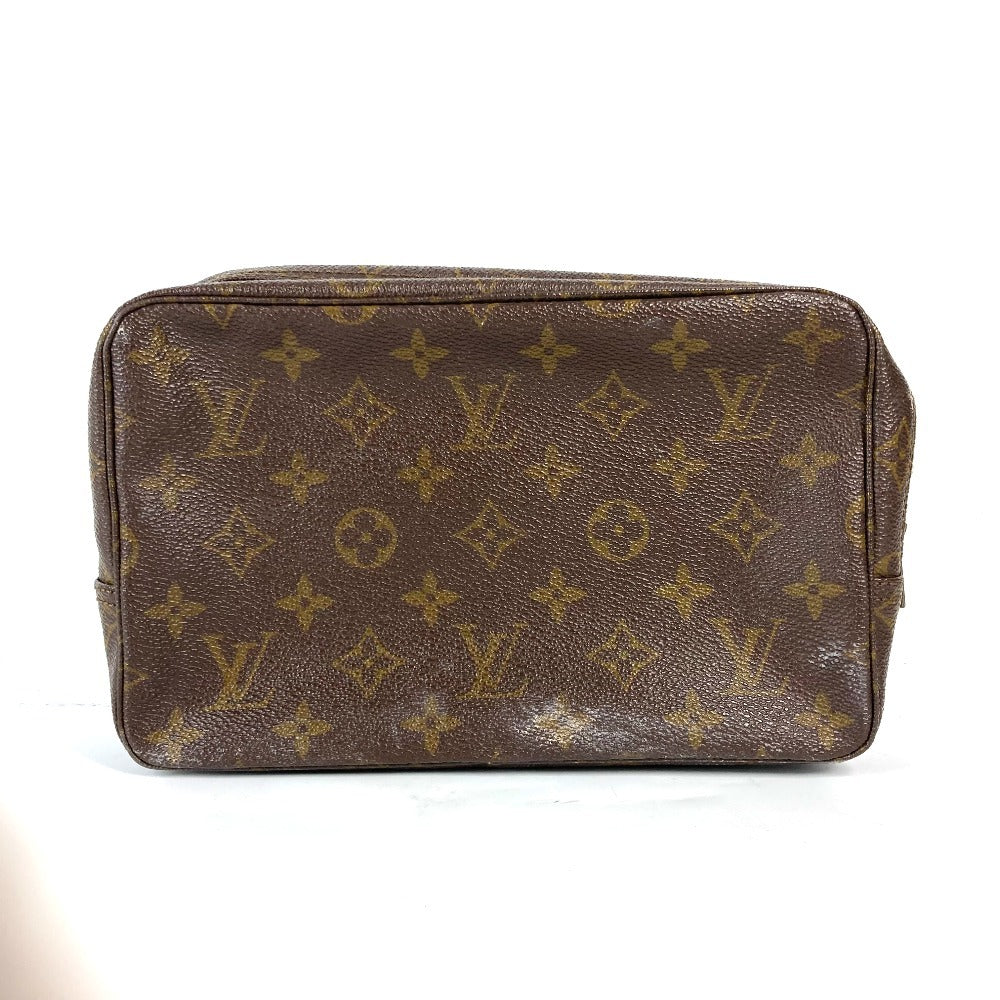LOUIS VUITTON Cosmetics Pouch Monogram canvas Brown Monogram Truth Cracking T 23