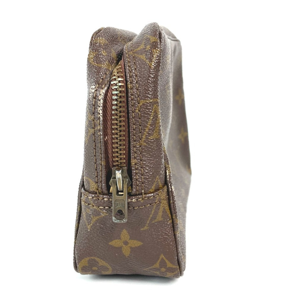 LOUIS VUITTON Cosmetics Pouch Monogram canvas Brown Monogram Truth Cracking T 23