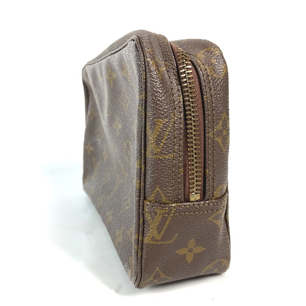 LOUIS VUITTON Cosmetics Pouch Monogram canvas Brown Monogram Truth Cracking T 23