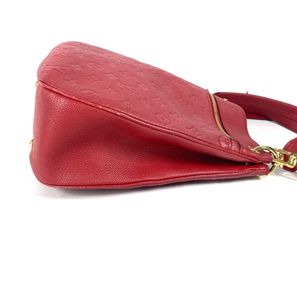 LOUIS VUITTON Shoulder Bag Monogram Ann Platt Leather Red Monogram Ann Platt Spontini