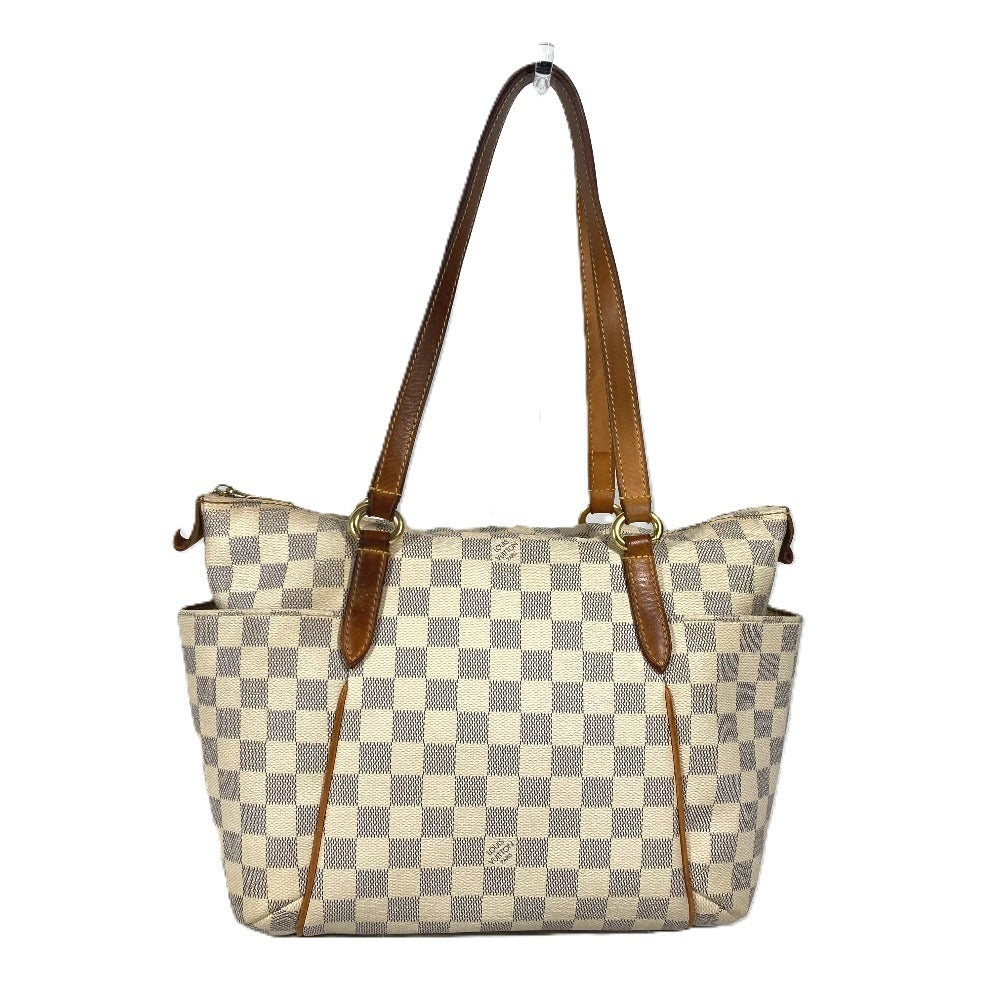 LOUIS VUITTON Shoulder Bag Damier Azur Canvas white Damier Azur Totally PM