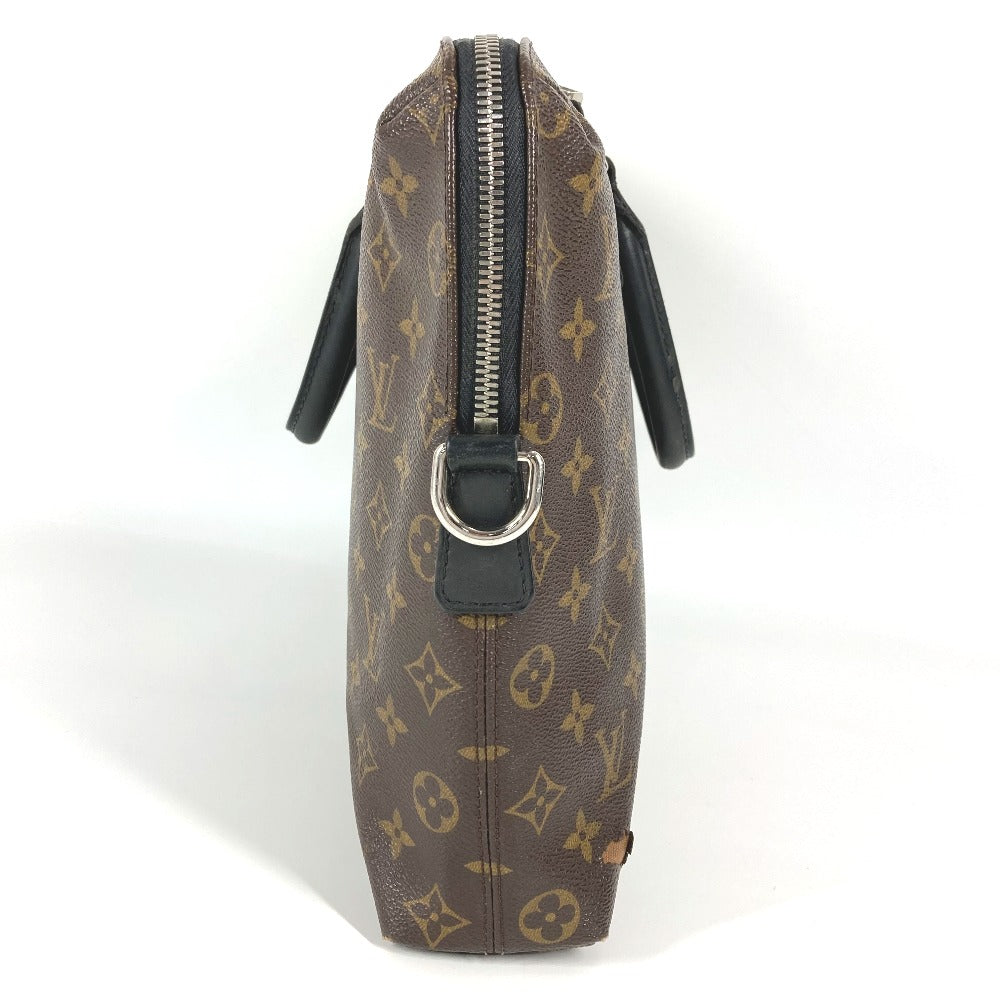 LOUIS VUITTON Handbag Monogram macacer canvas Brown Monogram macacer Porto documan Jules PDJ mens