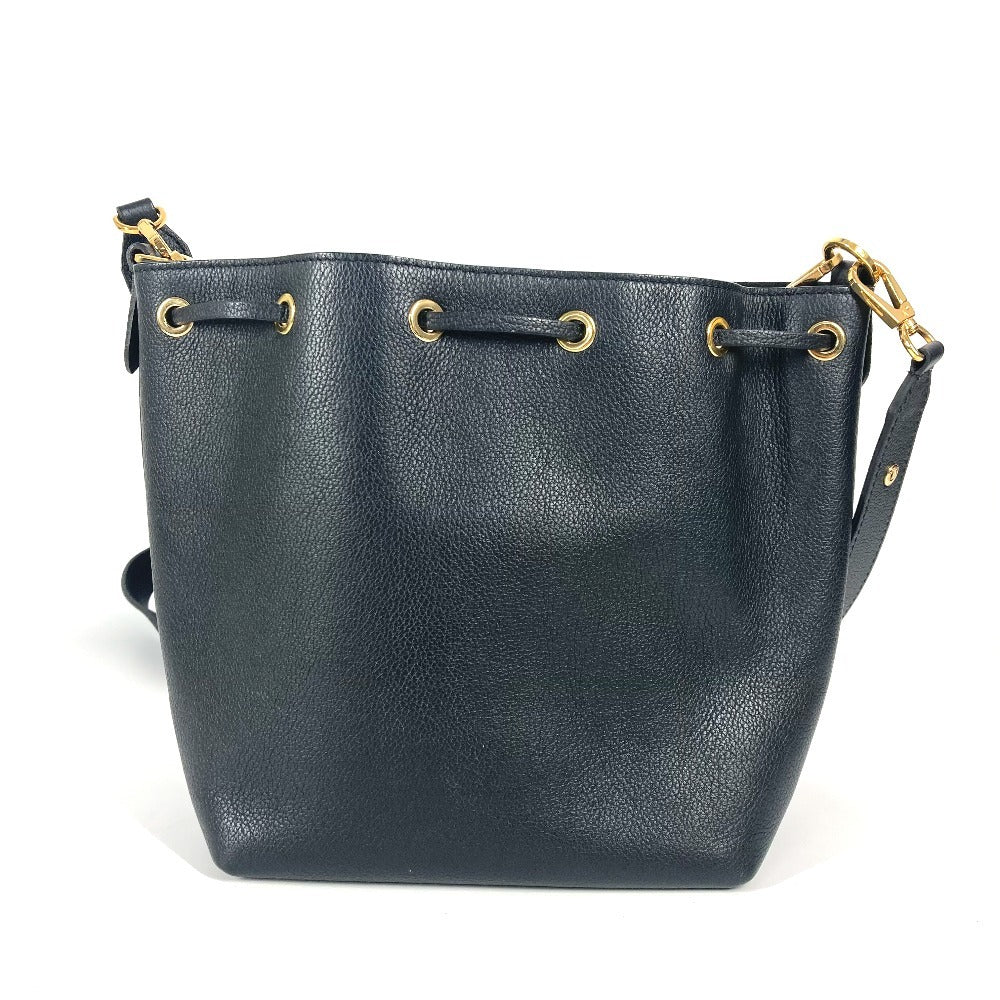Elegant Women's Shoulder Bag | LOUIS VUITTON Shoulder Bag leather black Rock Me BucketNV