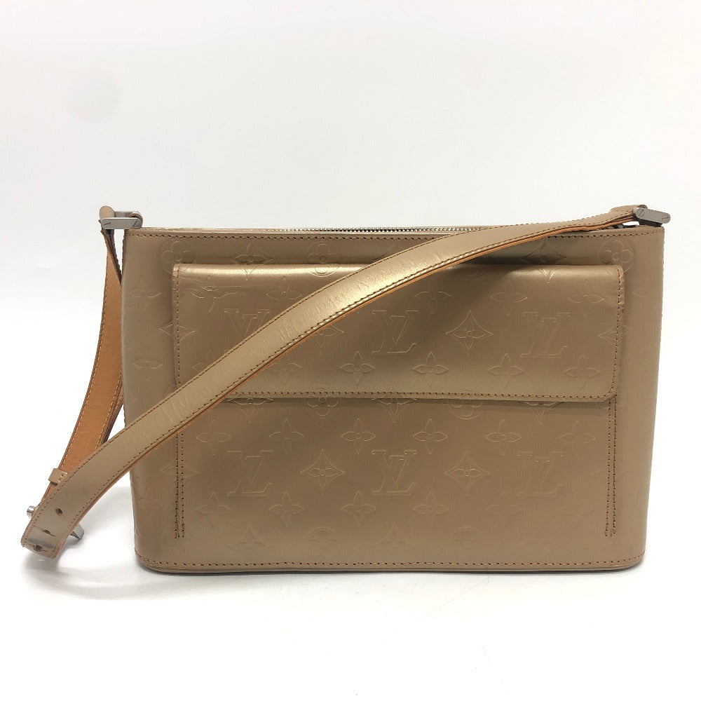 LOUIS VUITTON Shoulder Bag Monogram mat leather beige Monogram mat Alston