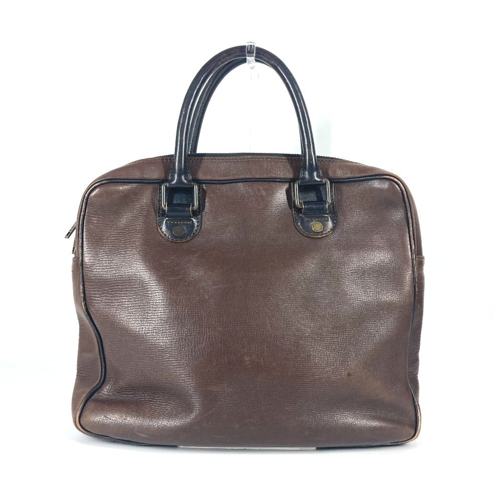 LOUIS VUITTON Business bag Utah leather Brown Utah Eron